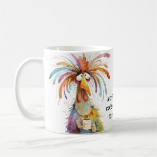 Caneca De Café Quirky Rooster Coffee Humor