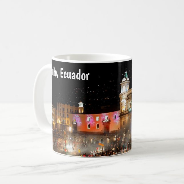 Caneca De Café Quito, Equador (Frente Esquerda)