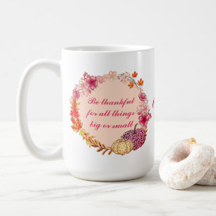 Caneca De Café Quota de Fall Wreath