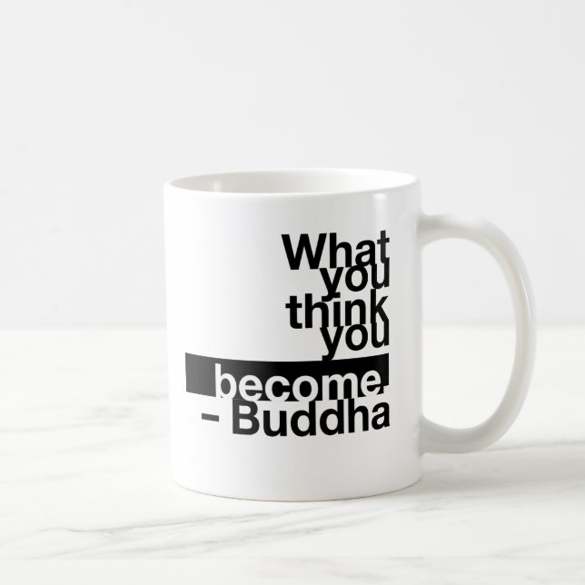 Caneca De Café quote-buddha-stiles* (Direita)