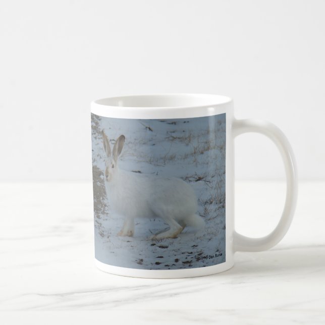Caneca De Café R23 Lebre de Snowshoe (Direita)