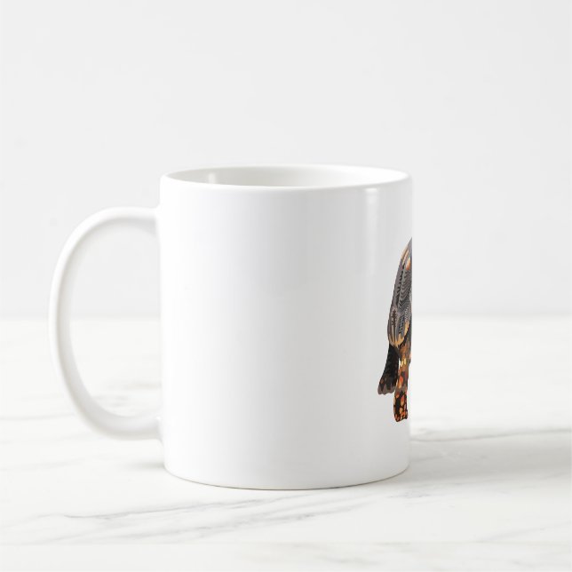 Caneca De Café R é para a tartaruga-pés-vermelhos (Esquerda)