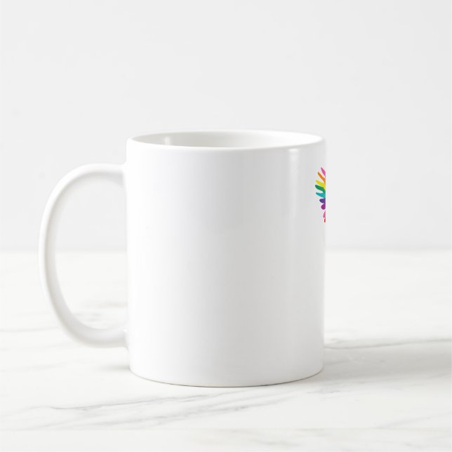 Caneca De Café R é para o Arco-íris Macaw (Esquerda)