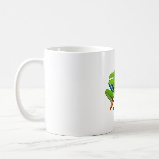 Caneca De Café R é para Sapo de Árvore de Olhos Vermelhos (Esquerda)