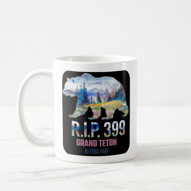 Caneca De Café R.I.P. 399 Rainha do Urso dos Tetos (Esquerda)