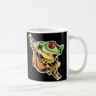 Caneca De Café rã-arbórea no galho