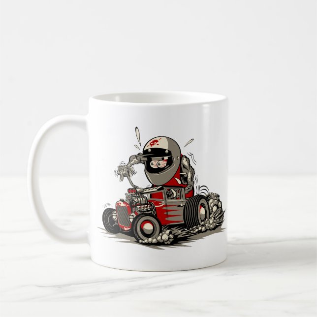 Caneca De Café Rã retrorreflectora de desenho (Esquerda)