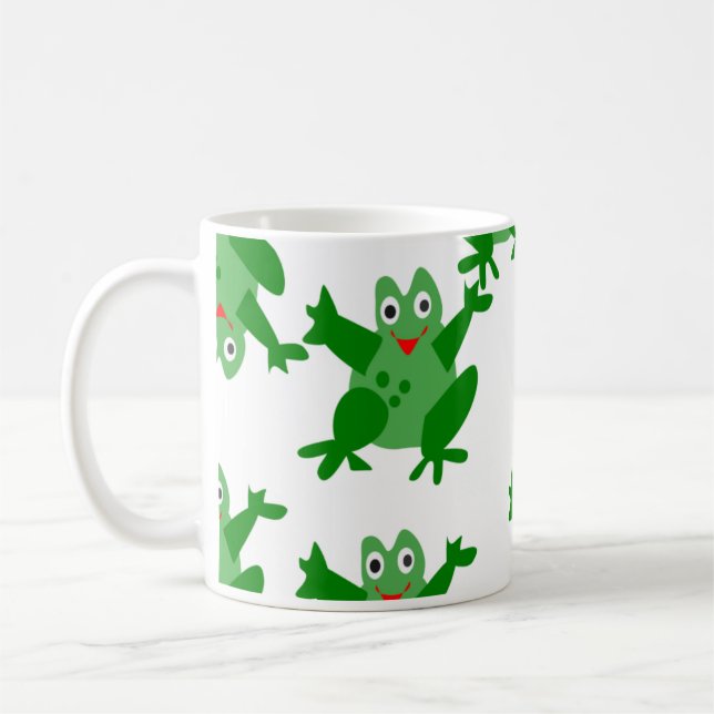 Caneca De Café Rã Verde (Esquerda)