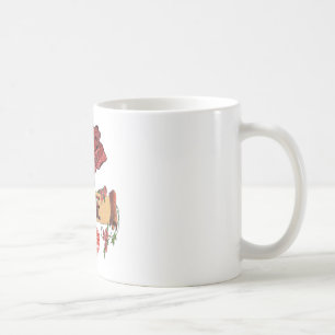 Caneca De Café RAB Rockabilly Dia dos Namorados Rosas, Amor e Bat