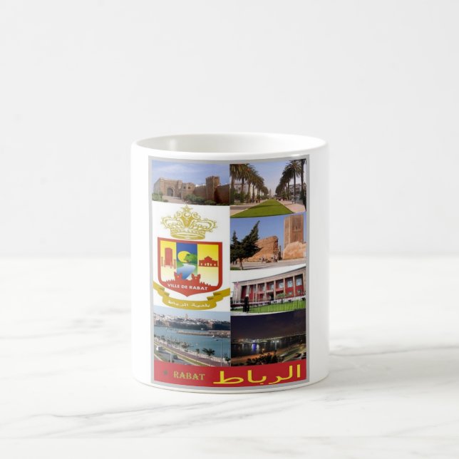 Caneca De Café Rabat - Marocco - Mosaico - (Centro)