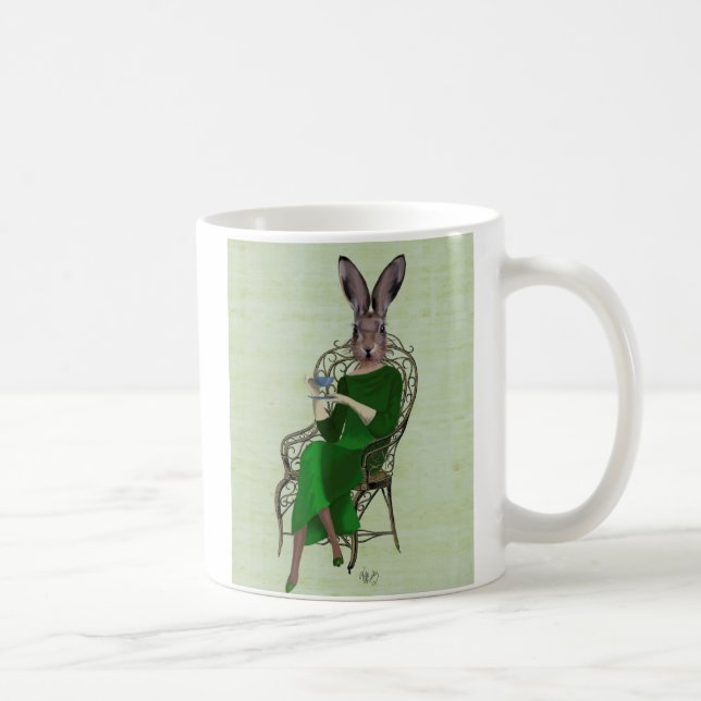 Caneca De Café Rabbit Bella Tomando Chá 3 (Direita)