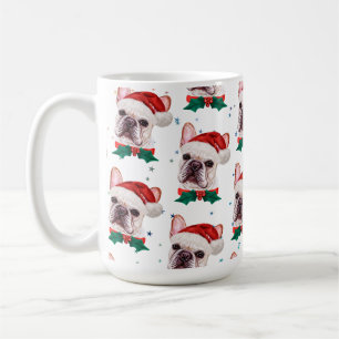 Caneca De Café Raça de Bulldog Francês Natal Cachorro Padrão