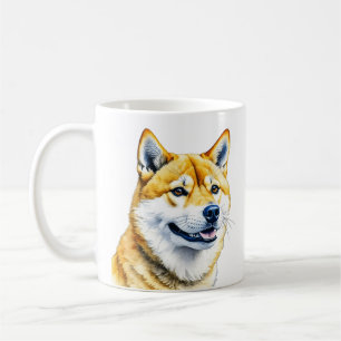 Caneca De Café Raça de Cachorro Xia Inu Cute