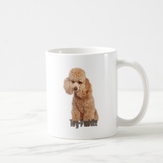 Caneca De Café raças da caniche de brinquedo (Direita)
