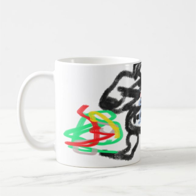 Caneca De Café Raccoon Autumn (Esquerda)