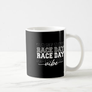 Caneca De Café Race Day Vibes Checkered Coquette Arco Racing M
