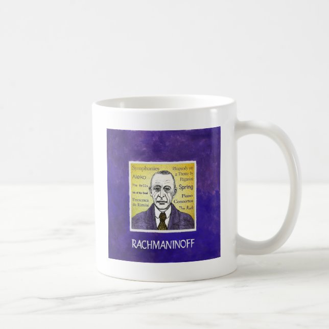 Caneca De Café Rachmaninov (Direita)