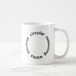 Caneca De Café Raciocínio circular