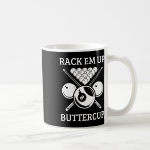 Caneca De Café Rack Em Up Buttercamp - Engraçado Snooker Piscina