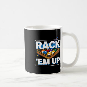 Caneca De Café Rack Em Up Toca Jogador Esportivo Piscina De Jogo