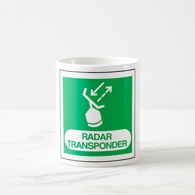 Caneca De Café Radar Transponder Mug (Criador carregado)