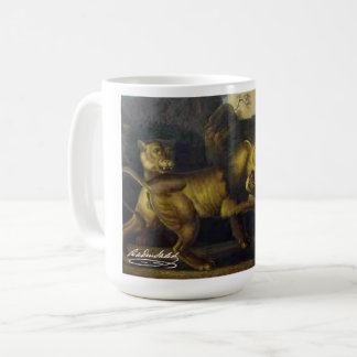 Caneca De Café Raden Saleh® Coffee Mug 'Lions and Snake'