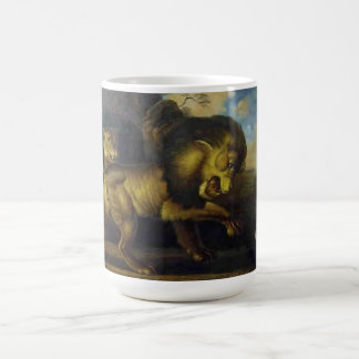 Caneca De Café Raden Saleh® Coffee Mug 'Lions and Snake'