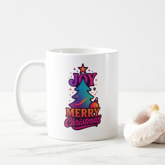 Caneca De Café Radiação Elétrica Fusão de Aniversário (Com Donut)