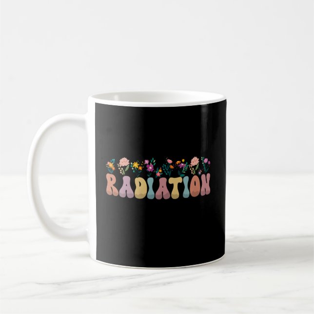 Caneca De Café Radiação Oncolo - Terapêutica Radiológica Tecnológ (Esquerda)