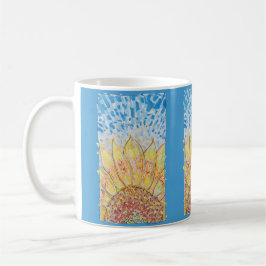 Caneca De Café Radiant Bloom Sunflower