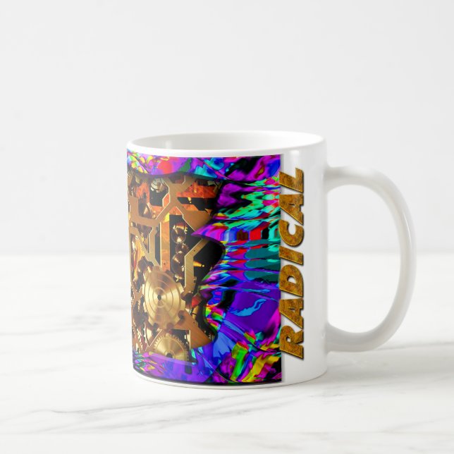 Caneca De Café Radical Steampunk 6 Mug (Direita)