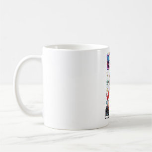 Caneca De Café Rádio de Natal DJ Retro Santa