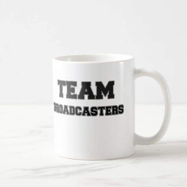 Caneca De Café Radiodifusores da equipe (Direita)