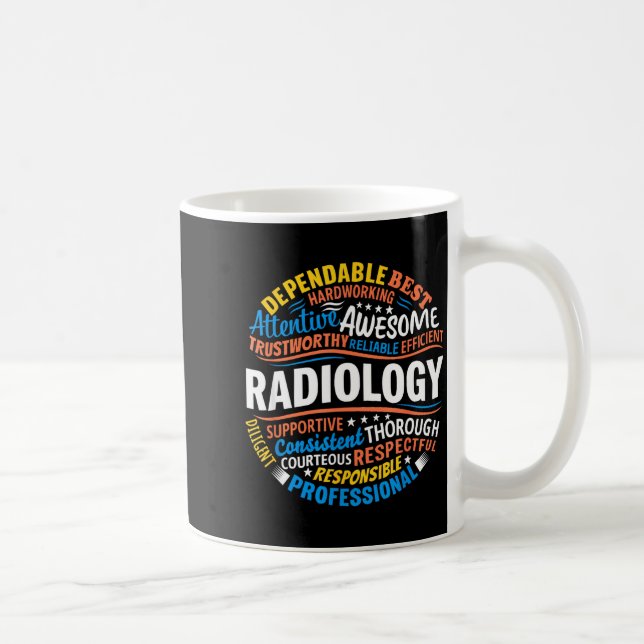 Caneca De Café Radiology Funny Rad Tech Week Appreciation Radiolo (Direita)