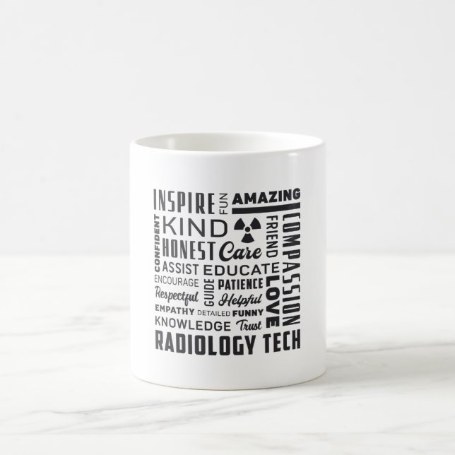 Caneca De Café Radiology Tech Technologist Rad Tech X-Ray Tech (Centro)