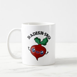 Caneca De Café Radish ing Funny Veggie Radish Pun