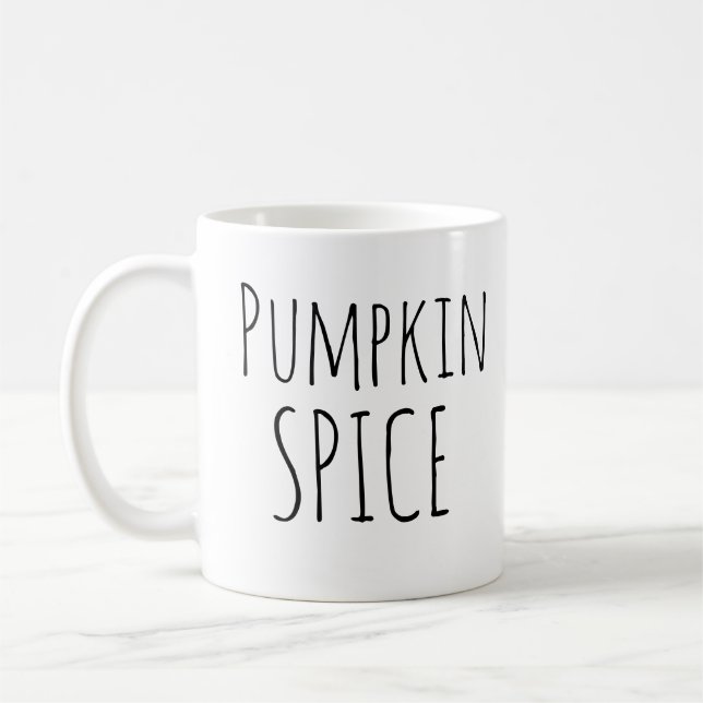 Caneca De Café Rae Dunn Inspirou Pumpkin Spice Queda Coffee Mug (Esquerda)