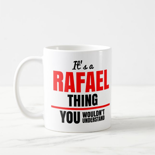 Caneca De Café Rafael, coisa que você não entenderia. (Esquerda)