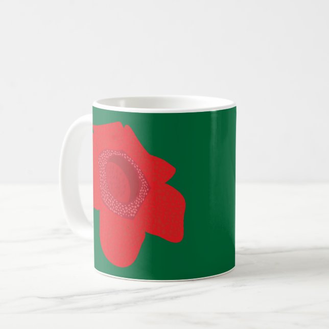 Caneca De Café Rafflesia (Frente Esquerda)