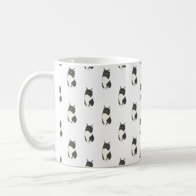 Caneca De Café Ragamuffin Tuxedo Coffee Mug (Esquerda)