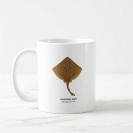 Caneca De Café Raia da Califórnia - Vida Marinha da Califórnia