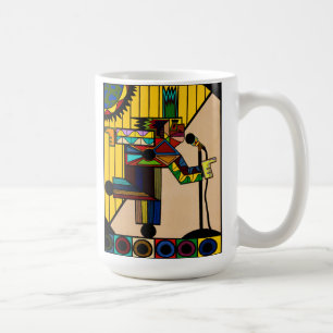 Caneca De Café "Raid I Blues" por Ruchell Alexander