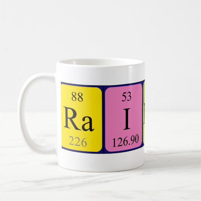Caneca De Café Raimondo mesa periódica mug (Esquerda)