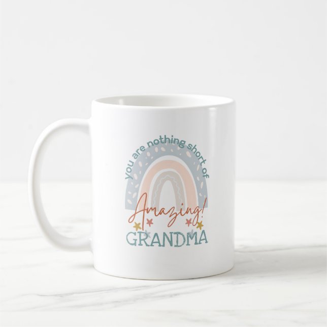 Caneca De Café RAINBOL Você É O GRANDMA MIMI GIGI NANA (Esquerda)