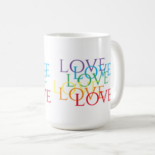 Caneca De Café RAINBOVÃO AMOR Tall White Mug