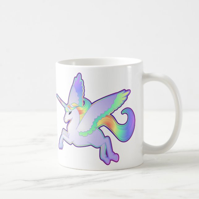 Caneca De Café Rainbow Alicorn (Direita)