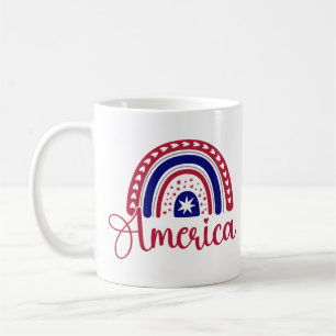 Caneca De Café Rainbow America