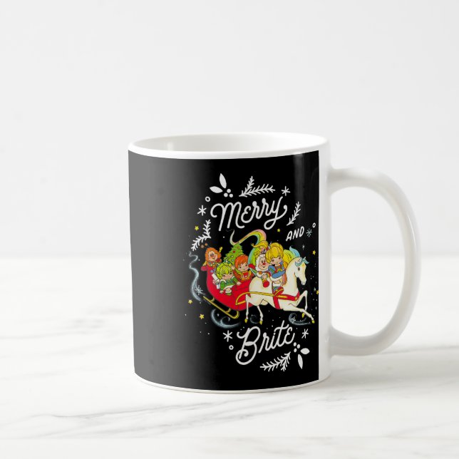 Caneca De Café Rainbow Brite Natal Alegre E Brite Trenó Rid (Direita)