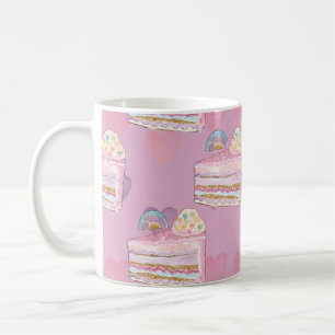 Caneca De Café Rainbow Cakes
