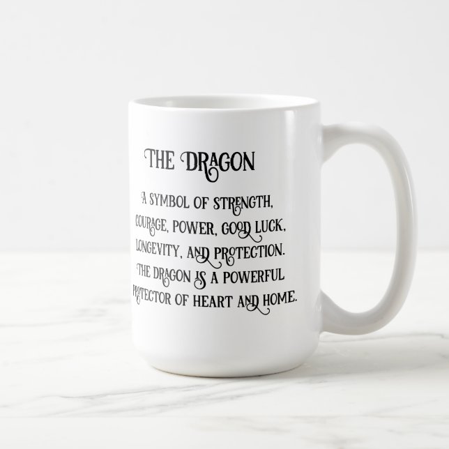 Caneca De Café Rainbow Dragon (Direita)